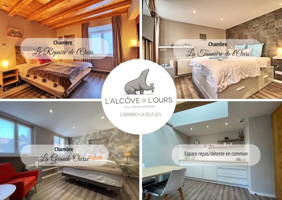 Le Repaire De L'Ours - L'Alcove De L'Ours - Chambre Cosy 2 Pers Dambach Εξωτερικό φωτογραφία